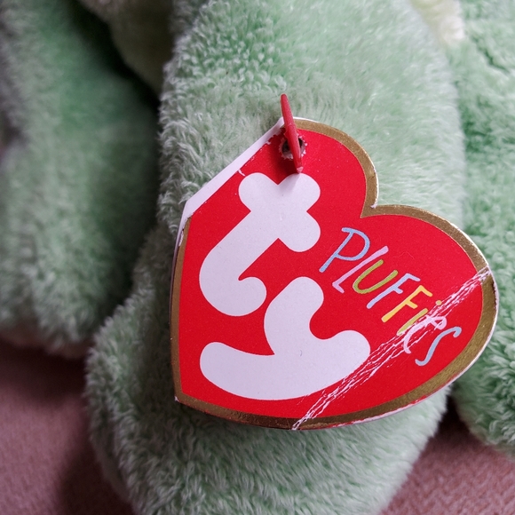 2016 Ty Pluffies Leapers the frog - Picture 7 of 9